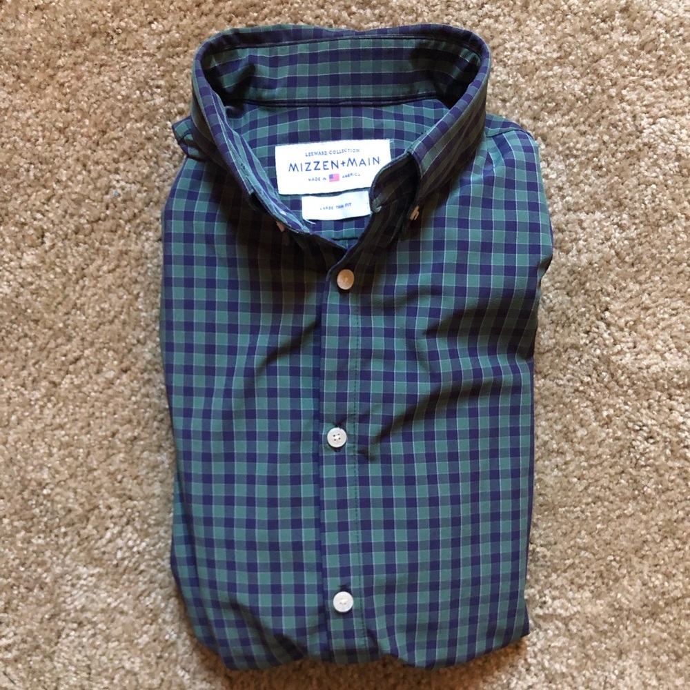 Large Trim Fit Mizzen + Main Button Down